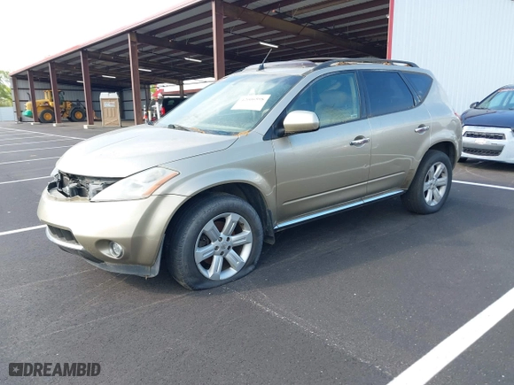 2006 Nissan Murano SL with VIN JN8AZ08T76W415433, listed as a IAAI auction lot 42006598 with 1 mi miles. Bid and sale history available at carsss.com. Image 2.