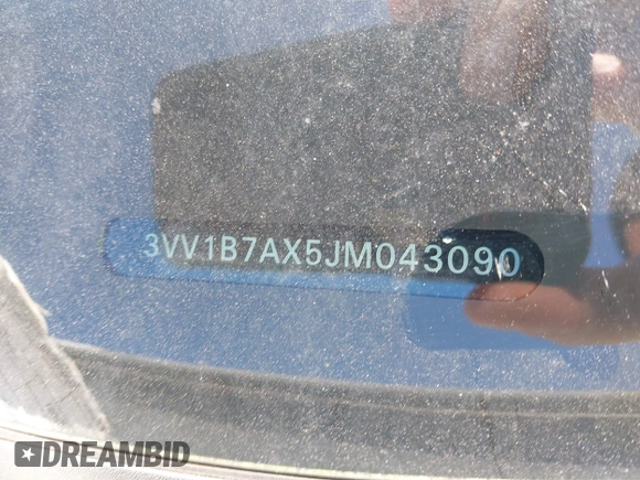 2018 Volkswagen Tiguan S z VIN 3VV1B7AX5JM043090, wystawiony jako IAAI lot #41998165 z przebiegiem Nie podano mil oraz . Historia ofert i sprzedaży dostępna na DreamBid. Obrazek 16.