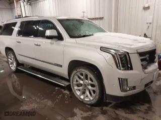 2017 Cadillac Escalade ESV Platinum with VIN 1GYS4KKJ8HR289242, listed as a IAAI auction lot 41581029 with NaN miles. Bid and sale history available at carsss.com. Image 1.