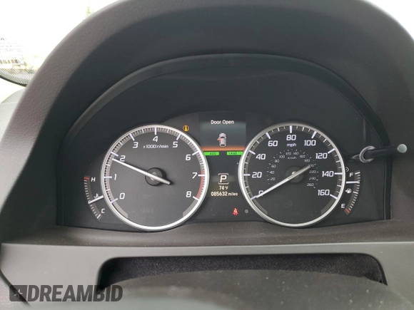 2017 Acura RDX Advance with VIN 5J8TB3H76HL006522, listed as a Copart auction lot 50942425 with 85,632 mi miles and Salvage title. Bid and sale history available at DreamBid. Image 9.