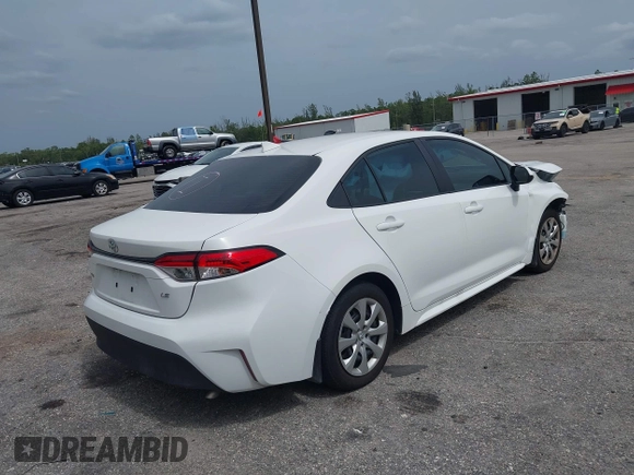 2024 Toyota Corolla LE with VIN 5YFB4MDE7RP218255, listed as a IAAI auction lot 41967077 with 16,662 mi miles and . Bid and sale history available at DreamBid. Image 4.