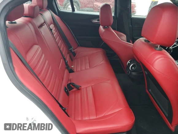 2022 Alfa Romeo Giulia with VIN ZARFAMAN6N7666308, listed as a Copart auction lot 85026984 with Not provided miles and Salvage title. Bid and sale history available at DreamBid. Image 10.