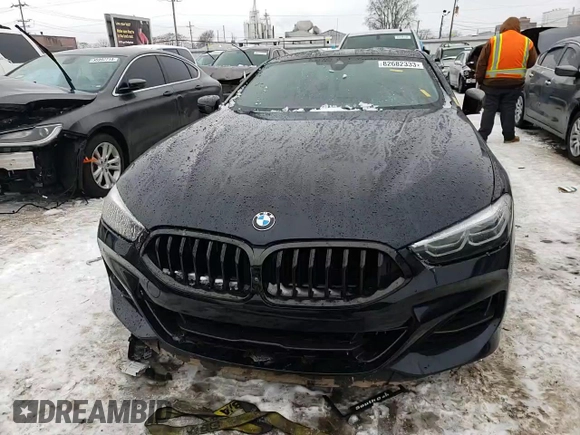 2019 BMW 8 Series M850i xDrive with VIN WBABC4C54KBU96021, listed as a Copart auction lot 82682333 with 0 mi miles. Bid and sale history available at carsss.com. Image 10.