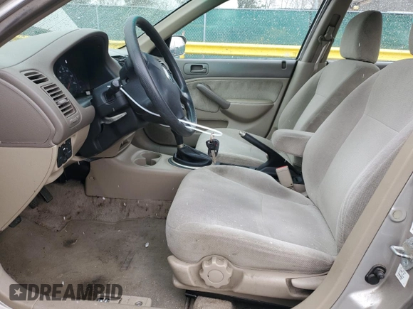 2001 Honda Civic EX with VIN 1HGES257X1L048799, listed as a Copart auction lot 51830975 with 201,051 mi miles and Salvage Title. Bid and sale history available at carsss.com. Image 7.