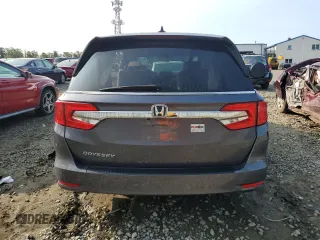 2019 Honda Odyssey EX with VIN 5FNRL6H58KB013889, listed as a Copart auction lot 57077025 with 126,467 mi miles and Salvage title. Bid and sale history available at DreamBid. Image 6.