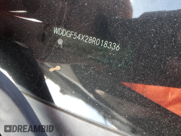 2008 Mercedes-Benz C 300 Sport with VIN WDDGF54X28R018336, listed as a Copart auction lot 54713545 with 133,339 mi miles and Salvage Title. Bid and sale history available at DreamBid. Image 12.