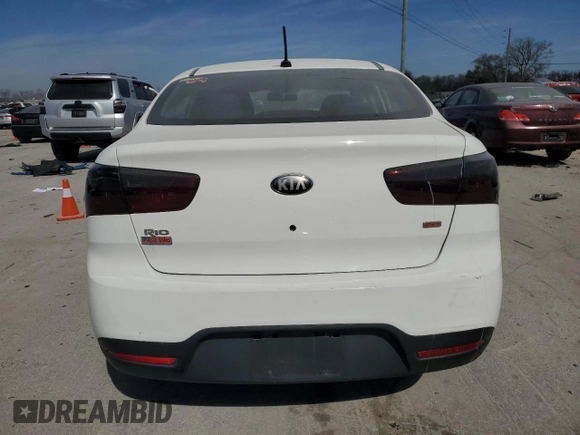 2013 Kia Rio LX with VIN KNADM4A3XD6258368, listed as a Copart auction lot 47039125 with 175,102 mi miles and Clean Title. Bid and sale history available at DreamBid. Image 6.