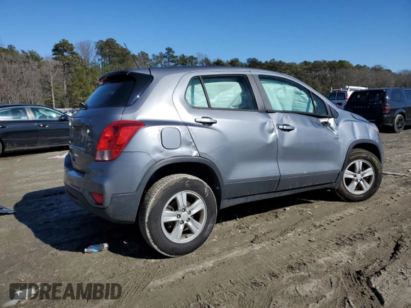 2020 Chevrolet Trax LS with VIN 3GNCJNSB2LL149563, listed as a Copart auction lot 44958245 with 91,618 mi miles and Salvage Title. Bid and sale history available at carsss.com. Image 3.