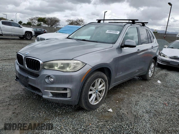 2014 BMW X5 xDrive35d with VIN 5UXKS4C58E0J96793, listed as a Copart auction lot 49045595 with 84,641 mi miles and Clean Title. Bid and sale history available at carsss.com. Image 1.