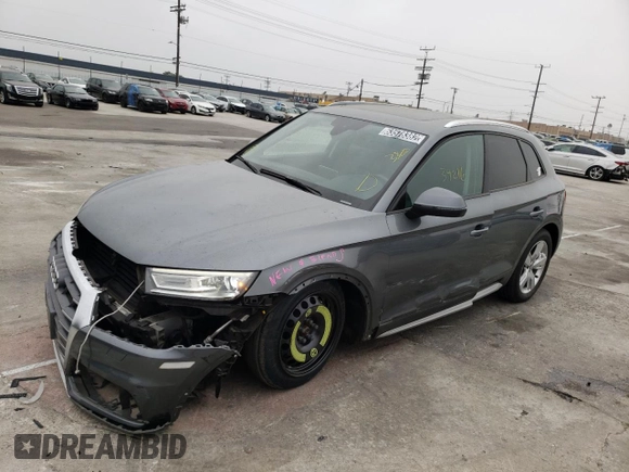 2018 Audi Q5 Premium with VIN WA1ANAFY8J2014110, listed as a Copart auction lot 63578382 with 34,216 mi miles. Bid and sale history available at carsss.com. Image 2.