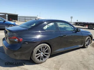 2023 BMW 2 Series 230i with VIN 3MW23CM05P8D12873, listed as a Copart auction lot 71322464 with 24,454 mi miles and Salvage Title. Bid and sale history available at carsss.com. Image 3.