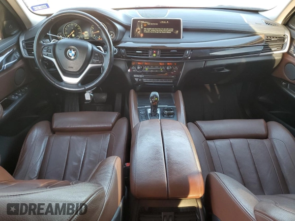 2016 BMW X6 sDrive35i with VIN 5UXKU0C50G0F92208, listed as a Copart auction lot 84896154 with 130,730 mi miles and Salvage Title. Bid and sale history available at carsss.com. Image 8.