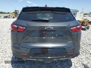 2020 Chevrolet Blazer RS with VIN 3GNKBKRS4LS642860, listed as a Copart auction lot 55341445 with 72,441 mi miles and Non repairable. Bid and sale history available at DreamBid. Image 6.