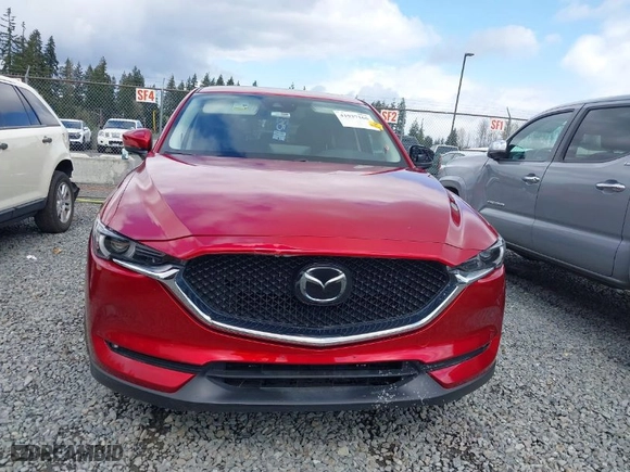2021 Mazda CX-5 Grand Touring with VIN JM3KFBDM4M1455540, listed as a IAAI auction lot 41937166 with 1 mi miles. Bid and sale history available at carsss.com. Image 12.
