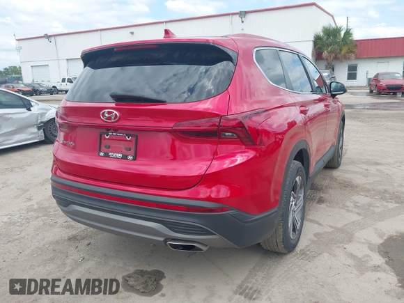 2022 Hyundai Santa Fe SE with VIN 5NMS14AJ6NH376410, listed as a IAAI auction lot 42005742 with 46,414 mi miles and . Bid and sale history available at DreamBid. Image 4.