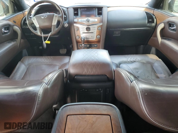 2016 Infiniti QX80 Limited with VIN JN8AZ2NE1G9121043, listed as a Copart auction lot 56562085 with 135,450 mi miles and Salvage title. Bid and sale history available at DreamBid. Image 8.