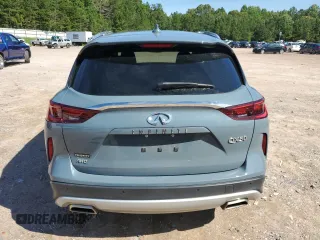 2022 Infiniti QX50 Luxe with VIN 3PCAJ5BB4NF121085, listed as a Copart auction lot 61133965 with 61,857 mi miles and Salvage title. Bid and sale history available at DreamBid. Image 6.