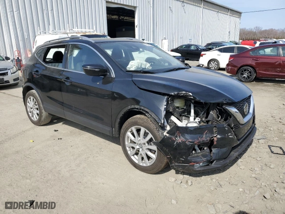 2021 Nissan Rogue Sport SV with VIN JN1BJ1BW3MW444833, listed as a Copart auction lot 48943985 with 0 mi miles and Salvage Title. Bid and sale history available at carsss.com. Image 4.