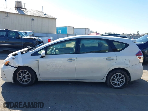 2017 Toyota Prius v Two with VIN JTDZN3EU4HJ067583, listed as a IAAI auction lot 41393495 with 316,410 mi miles. Bid and sale history available at carsss.com. Image 14.