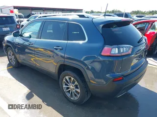 2019 Jeep Cherokee Latitude Plus with VIN 1C4PJLLX9KD469704, listed as a IAAI auction lot 42257879 with 90,917 mi miles and . Bid and sale history available at DreamBid. Image 3.