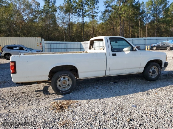 1991 Dodge Dakota "S" with VIN 1B7GL26X0MS316689, listed as a Copart auction lot 75984474 with 189,426 mi miles and Salvage Title. Bid and sale history available at carsss.com. Image 3.