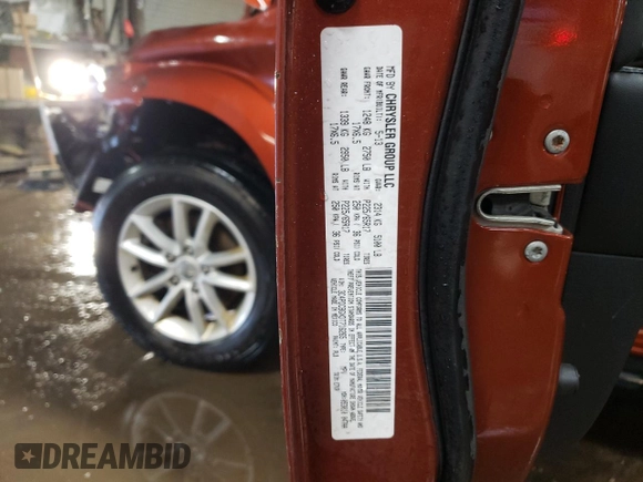 2013 Dodge Journey SXT with VIN 3C4PDCBGXDT716265, listed as a Copart auction lot 46879445 with 150,884 mi miles and Salvage Title. Bid and sale history available at carsss.com. Image 13.