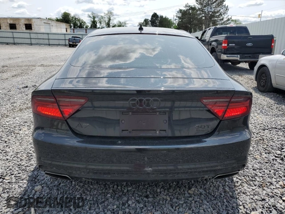 2018 Audi A7 Premium Plus with VIN WAUW3AFC8JN077743, listed as a Copart auction lot 58638925 with 49,062 mi miles and Salvage title. Bid and sale history available at DreamBid. Image 6.