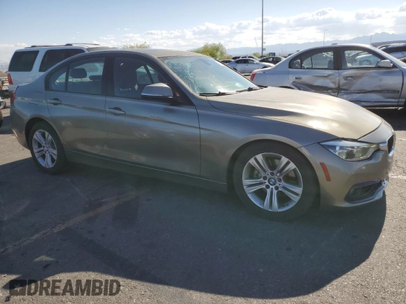 2016 BMW 3 Series 328i with VIN WBA8E9G53GNT84649, listed as a Copart auction lot 55483635 with 54,660 mi miles and Salvage title. Bid and sale history available at DreamBid. Image 4.