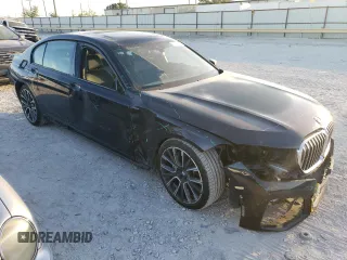 2020 BMW 7 Series 740i with VIN WBA7T2C09LCD64580, listed as a Copart auction lot 70883843 with 46,533 mi miles and . Bid and sale history available at DreamBid. Image 4.