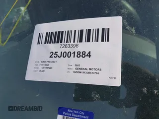 2002 GMC Safari z VIN 1GDDM19X22B514706, wystawiony jako IAAI lot #41647881 z przebiegiem Nie podano mil oraz . Historia ofert i sprzedaży dostępna na DreamBid. Obrazek 9.