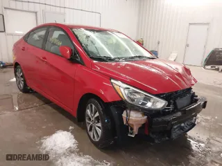2017 Hyundai Accent SE with VIN KMHCT4AE2HU247719, listed as a IAAI auction lot 41590504 with 118,410 mi miles. Bid and sale history available at carsss.com. Image 1.