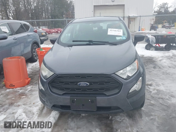 2020 Ford EcoSport S with VIN MAJ6S3FLXLC333600, listed as a IAAI auction lot 41546361 with 47,834 mi miles and . Bid and sale history available at DreamBid. Image 12.