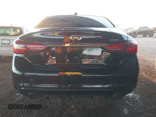 2019 Infiniti Q50 3.0t LUXE with VIN JN1EV7APXKM513587, listed as a IAAI auction lot 41113769 with 71,729 mi miles. Bid and sale history available at carsss.com. Image 16.