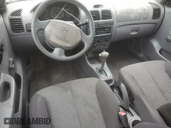 2005 Hyundai Accent GLS with VIN KMHCG45C85U671205, listed as a Copart auction lot 44362455 with 93,032 mi miles and Salvage Title. Bid and sale history available at carsss.com. Image 8.