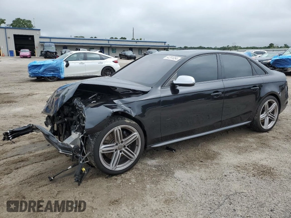 2013 Audi S4 Premium Plus with VIN WAUBGAFL7DA093379, listed as a Copart auction lot 64291054 with 92,604 mi miles and Salvage Title. Bid and sale history available at carsss.com. Image 1.