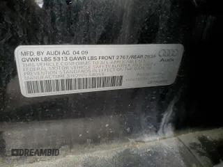 2009 Audi A6 Premium Plus z VIN WAUSG74F29N052643, wystawiony jako Copart lot #88764145 z przebiegiem 254 395 mil mil oraz Nie do naprawy • Non repairable. Historia ofert i sprzedaży dostępna na DreamBid. Obrazek 14.