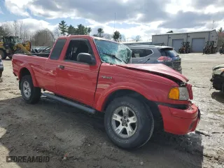 2005 Ford Ranger XLT with VIN 1FTZR45EX5PA02703, listed as a Copart auction lot 52254495 with 0 mi miles and Clean Title. Bid and sale history available at carsss.com. Image 4.