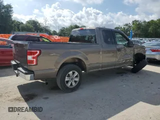 2019 Ford F-150 XL with VIN 1FTEX1CB3KKD95061, listed as a Copart auction lot 58544655 with 54,391 mi miles and Salvage title. Bid and sale history available at DreamBid. Image 3.