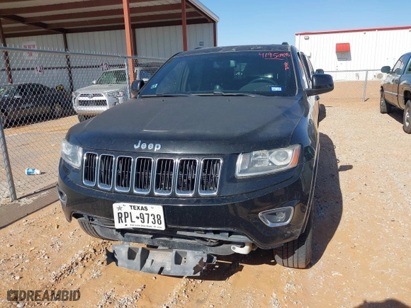 2014 Jeep Grand Cherokee Laredo with VIN 1C4RJEAG1EC348070, listed as a IAAI auction lot 41950898 with 129,883 mi miles. Bid and sale history available at carsss.com. Image 12.