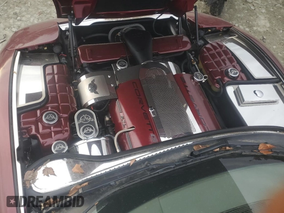 2003 Chevrolet Corvette with VIN 1G1YY32G535127480, listed as a Copart auction lot 83998584 with 0 mi miles and Salvage Title. Bid and sale history available at carsss.com. Image 11.