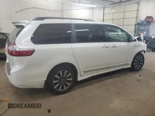 2019 Toyota Sienna XLE with VIN 5TDDZ3DC5KS223390, listed as a Copart auction lot 53304615 with 85,214 mi miles and Salvage title. Bid and sale history available at DreamBid. Image 3.