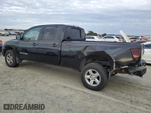 2008 Nissan Titan with VIN 1N6BA07F88N309789, listed as a Copart auction lot 77879284 with 213,835 mi miles and Salvage title. Bid and sale history available at DreamBid. Image 2.