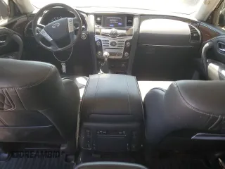 2018 Infiniti QX80 with VIN JN8AZ2NE9J9192420, listed as a Copart auction lot 71944594 with 74,376 mi miles and Salvage Title. Bid and sale history available at carsss.com. Image 8.