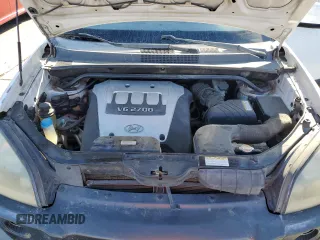 2005 Hyundai Tucson GLS with VIN KM8JN12D95U085444, listed as a Copart auction lot 81137804 with 272,345 mi miles and Salvage Title. Bid and sale history available at carsss.com. Image 12.