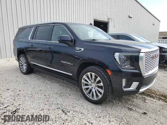 2023 GMC Yukon XL Denali with VIN 1GKS1JKL6PR342758, listed as a Copart auction lot 87909695 with 48,188 mi miles and Clean Title. Bid and sale history available at carsss.com. Image 4.