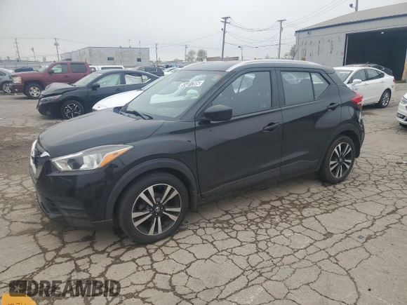 2020 Nissan Kicks SV z VIN 3N1CP5CV1LL505312, wystawiony jako Copart lot #55481395 z przebiegiem 92 437 mil mil oraz Szkoda całkowita • Salvage title. Historia ofert i sprzedaży dostępna na DreamBid. Obrazek 1.