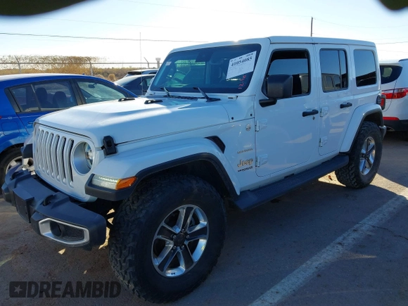 2019 Jeep Wrangler Unlimited Sahara с VIN 1C4HJXEN9KW509839, выставлен на аукционе IAAI как лот 41054085 с пробегом 78 850 миль миль и . История ставок и продаж доступна на DreamBid. Изображение 2.