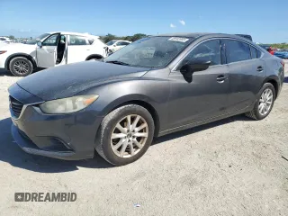 2014 Mazda 6 i Sport with VIN JM1GJ1U63E1125737, listed as a Copart auction lot 48692865 with 106,518 mi miles and Salvage Title. Bid and sale history available at DreamBid. Image 1.