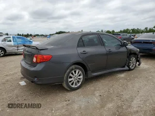 2010 Toyota Corolla with VIN 1NXBU4EE7AZ343242, listed as a Copart auction lot 54012125 with 196,604 mi miles and Salvage Title. Bid and sale history available at carsss.com. Image 3.
