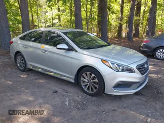 2016 Hyundai Sonata Sport with VIN 5NPE34AF6GH335980, listed as a IAAI auction lot 42137648 with 132,426 mi miles and . Bid and sale history available at carsss.com. Image 1.